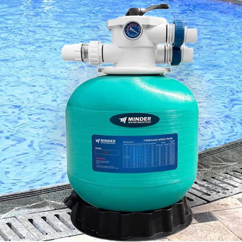 泳池沙缸过滤器游泳池循环系统砂缸净水机大型户外温泉水处理专用